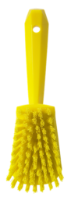 Vikan 41926 Washing Brush Short Handle, 270 mm, Hard, Yellow