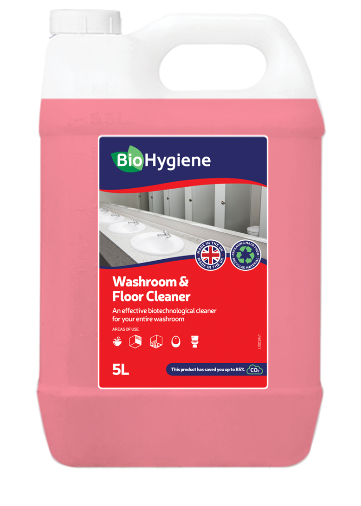 BH190 BioHygiene Washroom and Floor Cleaner 2x5L - James Mutch Ltd