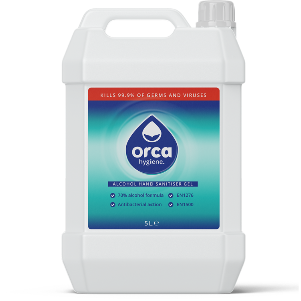 Orca H1+70%+Alcohol+Hand+Sanitiser+Gel+5L+Can