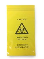 CM1710 Self Sealing Hazardous Waste Bag 205x305mm Pkt of 100
