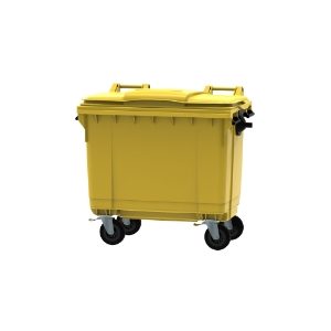 Fentex Empty 660L Wheeled Bin (Yellow)