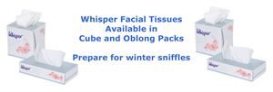 Whisper tissues Slider