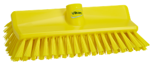 Vikan 70476 High-Low Brush, 265 mm, Medium, Yellow