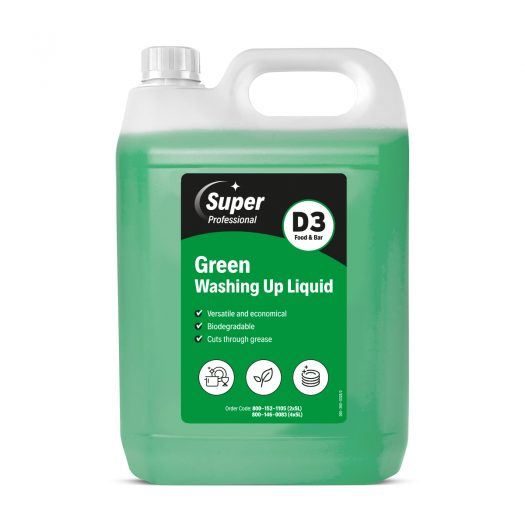 800-152-1105 Washing Up Liquid - Green Detergent 2x5L