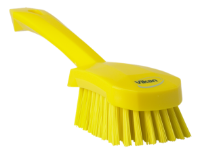 Vikan 41926 Washing Brush Short Handle, 270 mm, Hard, Yellow